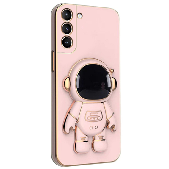 Чехол до Samsung Galaxy S21 Plus, Astronaut, розовый rose gold
