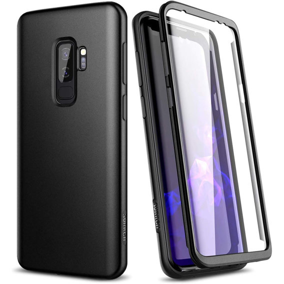 Чехол до Samsung Galaxy S9+ Plus, Suritch Full Body, чёрный