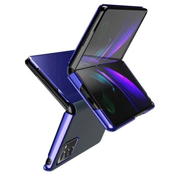 Чехол до Samsung Galaxy Z Fold 2 5G, Clear View, синий