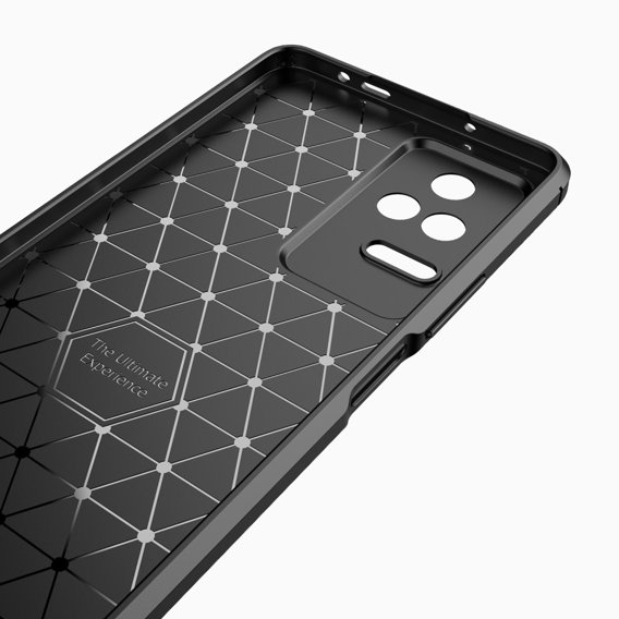 Чехол до Xiaomi Poco F4 5G, Carbon, чёрный