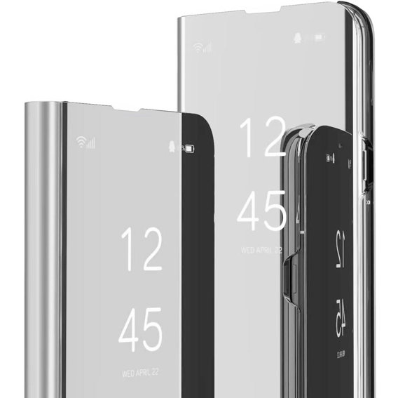 Чехол до Xiaomi Poco M4 Pro 4G, Clear View, серебряный