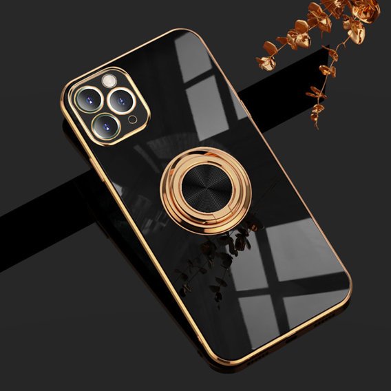 Чехол до iPhone 12 Pro Max, Electro Ring, чёрный