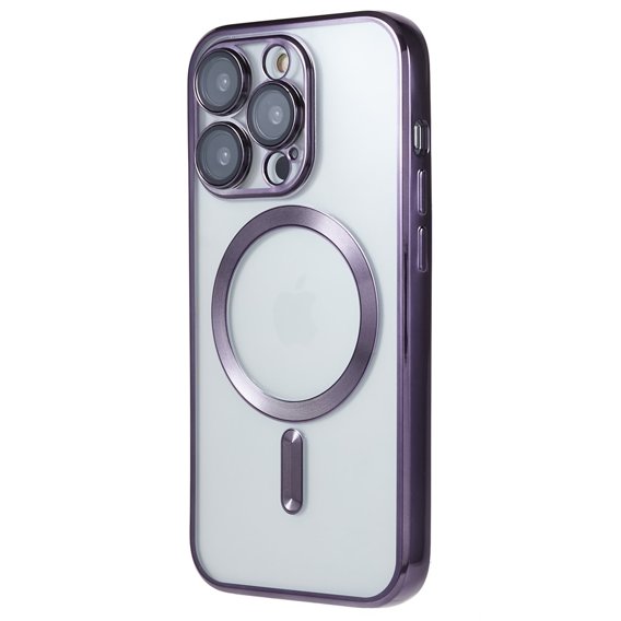 Чехол до iPhone 13 Pro, MagSafe Hybrid, фиолетовый
