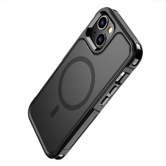 Чехол до iPhone 14 Plus, MagForce MagSafe, чёрный