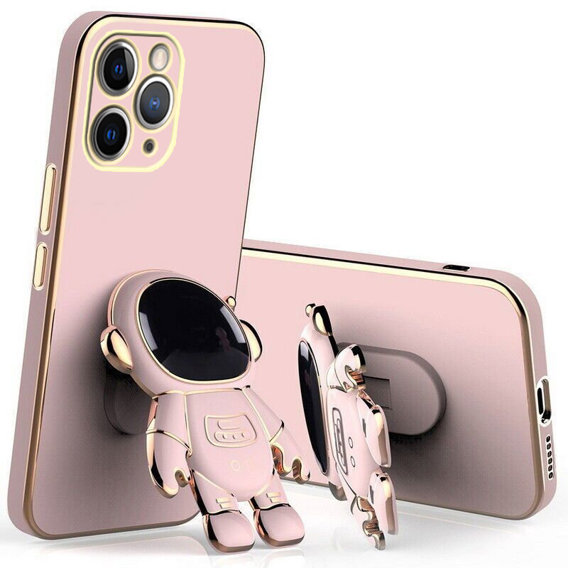 Чехол до iPhone 14 Pro, Astronaut, розовый rose gold