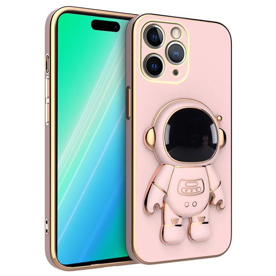 Чехол до iPhone 14 Pro, Astronaut, розовый rose gold