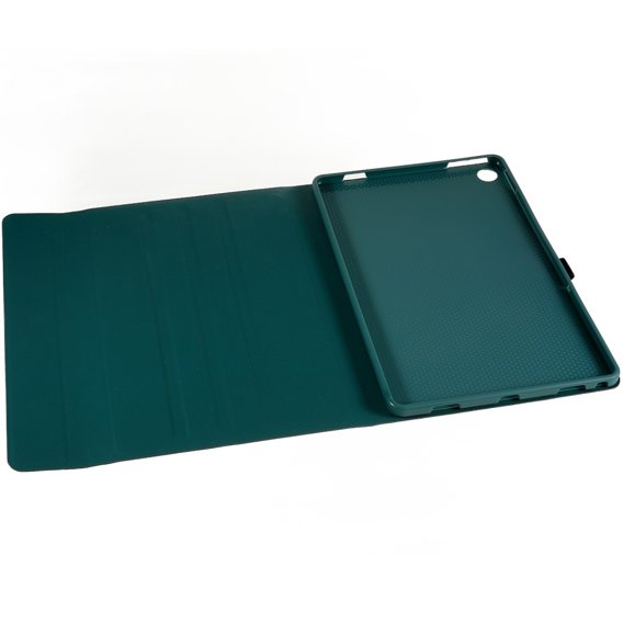 Чехол + клавиатура Lenovo Tab M10 Plus Gen 3 TB-125F TB-128F, тёмно-зелёный