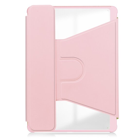 Чехол + клавиатура Samsung Galaxy Tab S9 FE+ Plus, Rotary 360° Leather, розовый