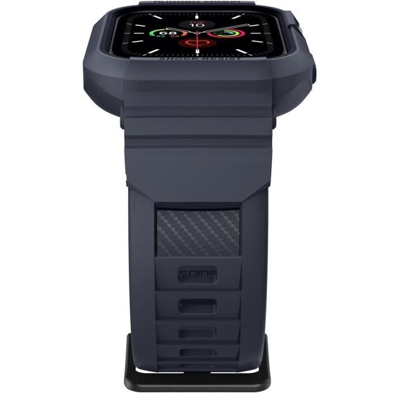 Чехол ремешок SPIGEN до Apple Watch 4/5/6/7/SE 44/45mm, Rugged Armor Pro, Charcoal Grey