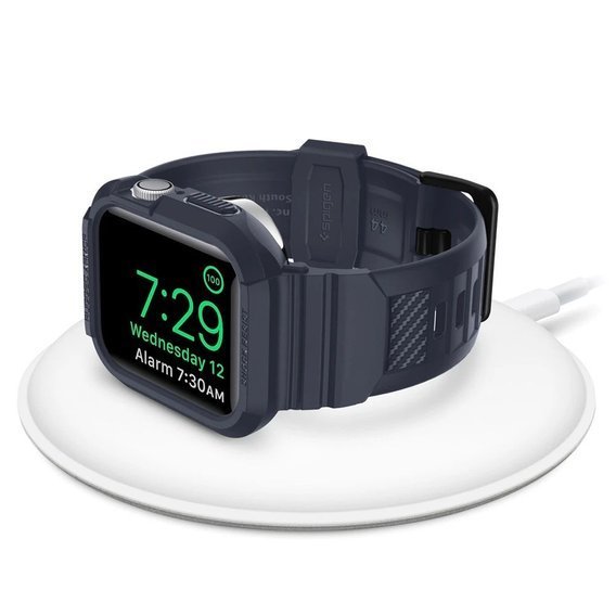 Чехол ремешок SPIGEN до Apple Watch 4/5/6/7/SE 44/45mm, Rugged Armor Pro, Charcoal Grey