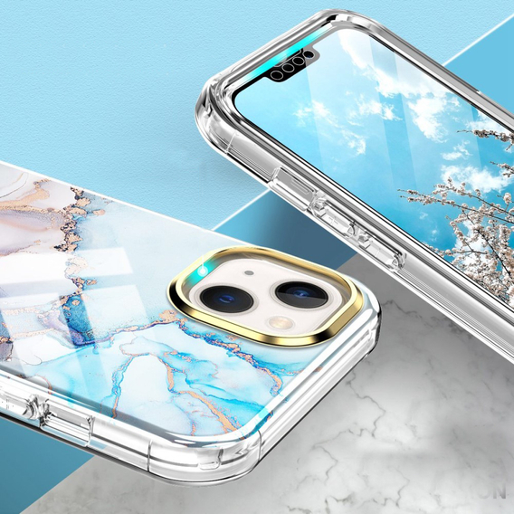 Чехол с пленкой Soft Case для iPhone 14 Plus, Blue