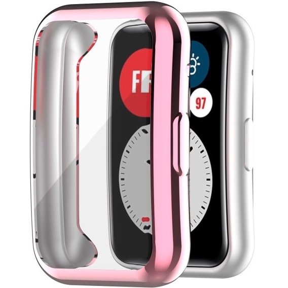 Чехол 2в1 с защитой экрана для часов Huawei Watch Fit, Pink
