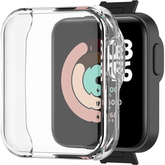 Чехол 2в1 с защитой экрана для часов Xiaomi Mi Watch Lite, Transparent