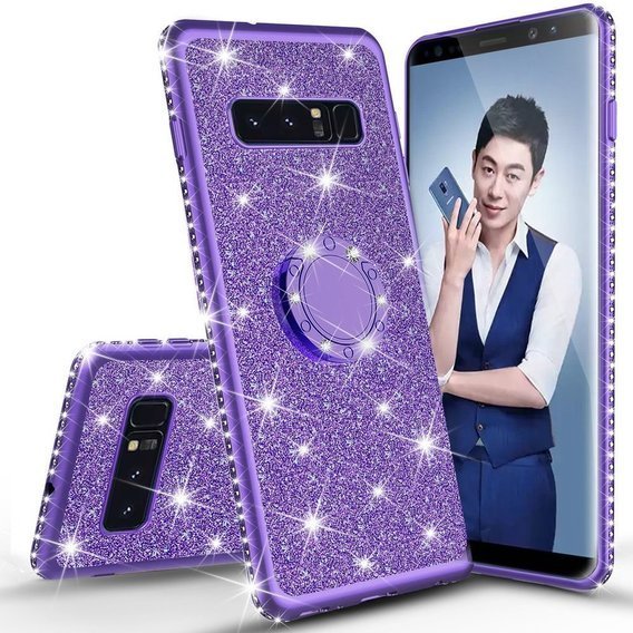 Чехол Bling до Samsung Galaxy S10+ Plus, Purple