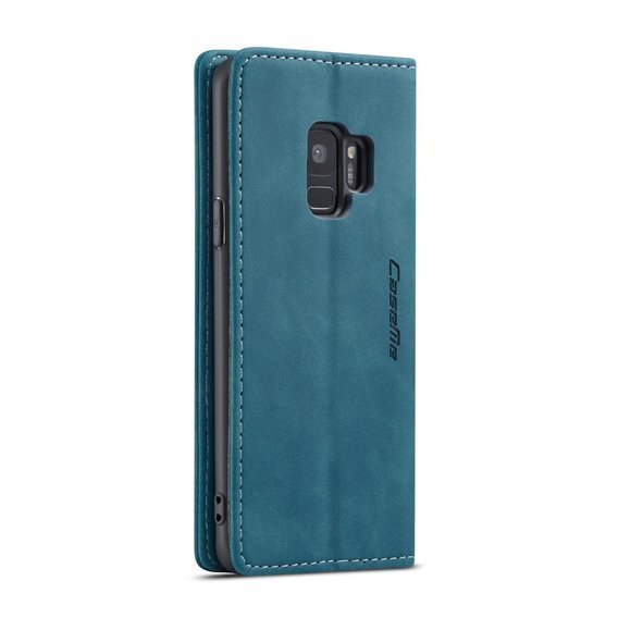 Чехол CASEME для Samsung Galaxy S9, Leather Wallet Case, синий