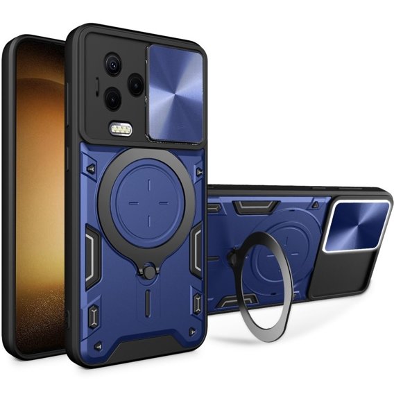 Чехол Camera Slide Infinix Note 12 Pro 4G / Note 12 2023, CamShield Slide, синий