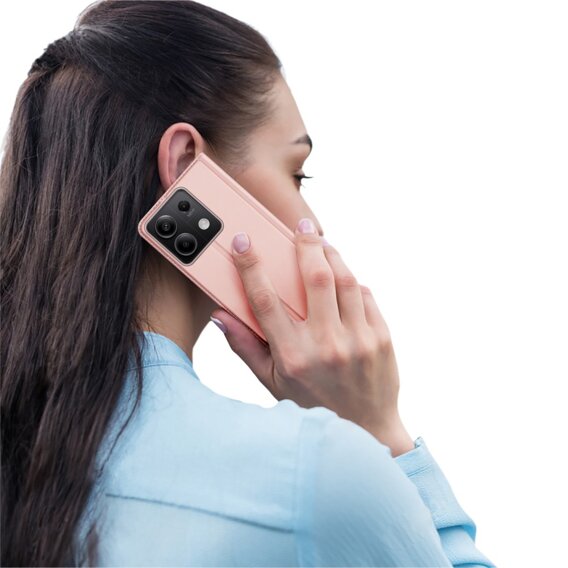 Чехол Dux Ducis до Xiaomi Redmi Note 13 5G, Skinpro, розовый rose gold