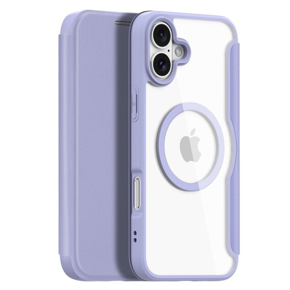 Чехол Dux Ducis до iPhone 16, Skin X Pro, MagSafe, фиолетовый