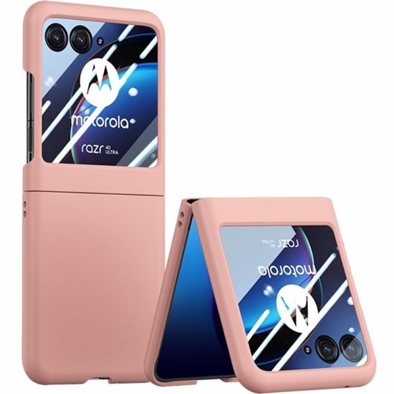 Чехол GKK PC Case до Motorola Razr 40 Ultra 5G, Pink