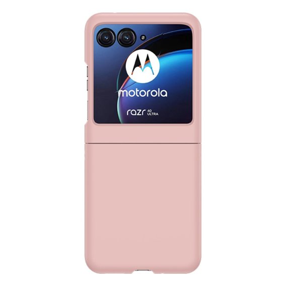 Чехол GKK PC Case до Motorola Razr 40 Ultra 5G, Pink