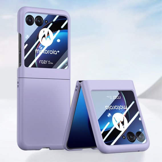 Чехол GKK PC Case до Motorola Razr 40 Ultra 5G, Purple