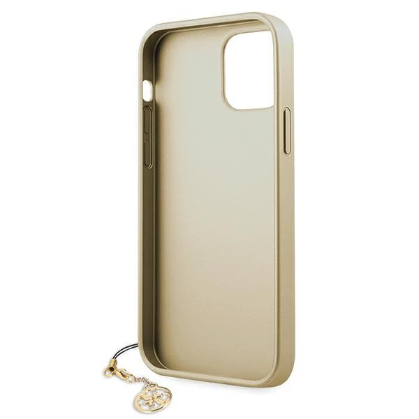 Чехол GUESS до iPhone 12 / 12 Pro, 4G Charms Collection Hardcase, серый