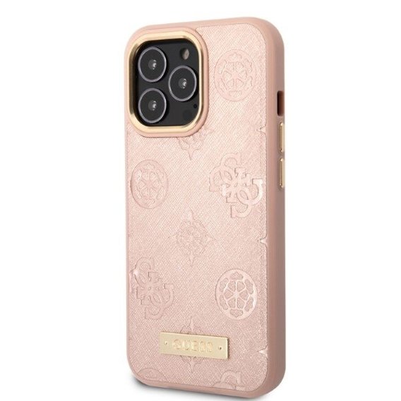 Чехол GUESS до iPhone 13, Hardcase 4G Collection MagSafe, коричневый
