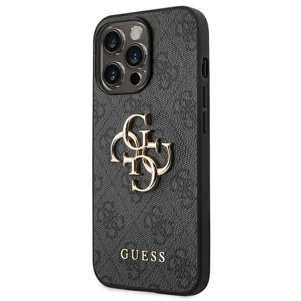 Чехол GUESS до iPhone 14 Pro Max, 4G Big Metal Logo, серый