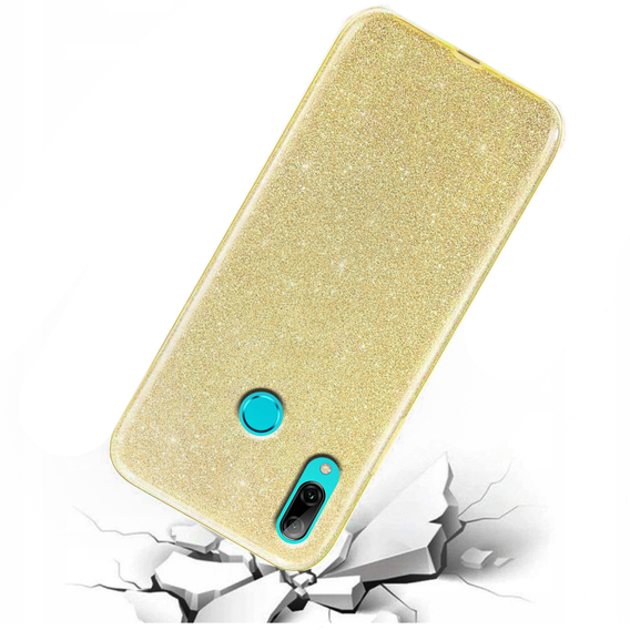 Чехол Glitter Case до Huawei P Smart 2019, Gold