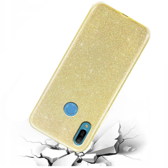 Чехол Glitter Case до Huawei Y6 2019, Gold