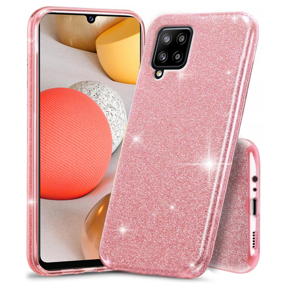 Чехол Glitter Case до Samsung Galaxy A42 5G, Pink