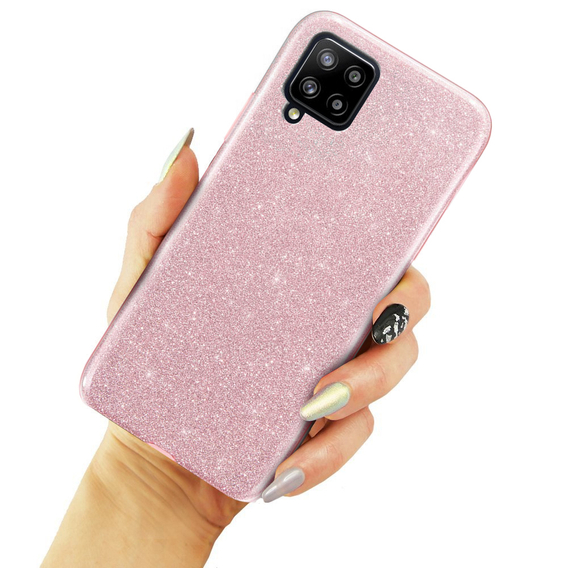 Чехол Glitter Case до Samsung Galaxy A42 5G, Pink