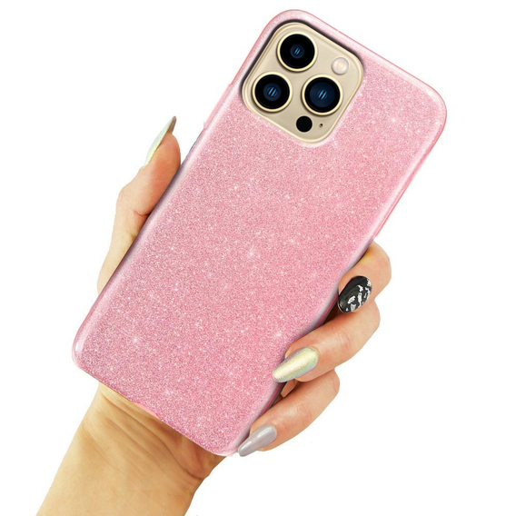 Чехол Glitter Case до iPhone 13 Pro, Pink