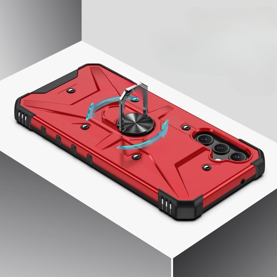 Чехол KickStand Ring до Samsung Galaxy A14 4G/5G, Red