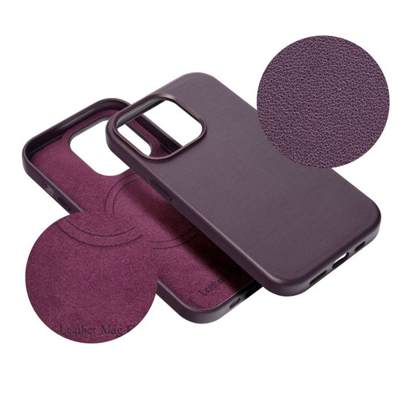 Чехол Leather Mag Cover для iPhone 14 Plus, Purple