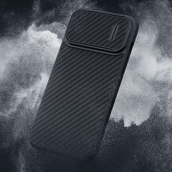 Чехол NILLKIN для iPhone 14 Plus, CamShield Carbon Case, Black