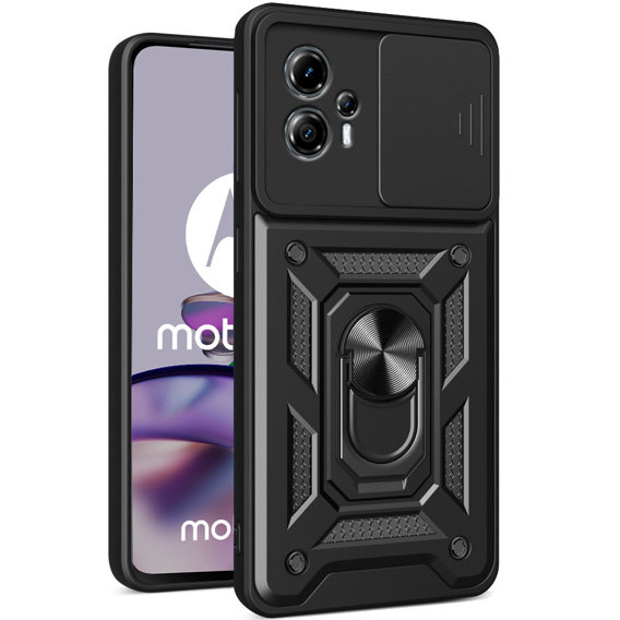 Чехол NOX Camera Slide Motorola Moto G13 / G23, CamShield Slide, чёрный