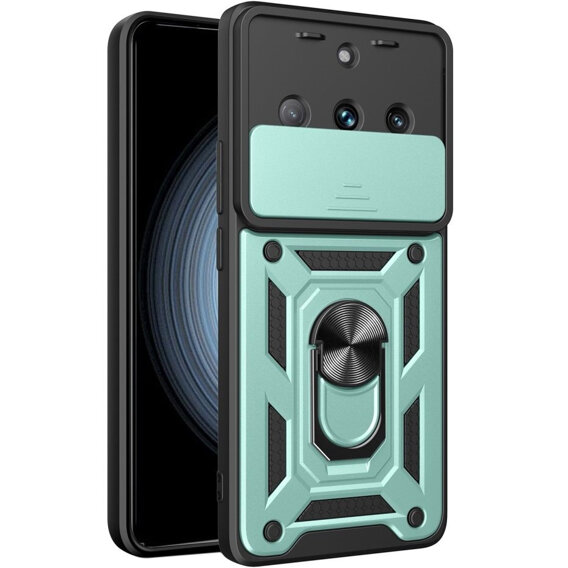 Чехол NOX Camera Slide Realme 11 Pro 5G / 11 Pro+ 5G, CamShield Slide, зеленый