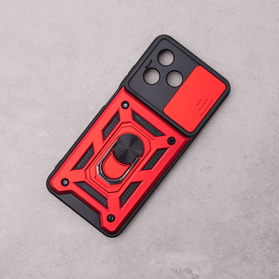 Чехол NOX Camera Slide Realme C51, CamShield Slide, красный