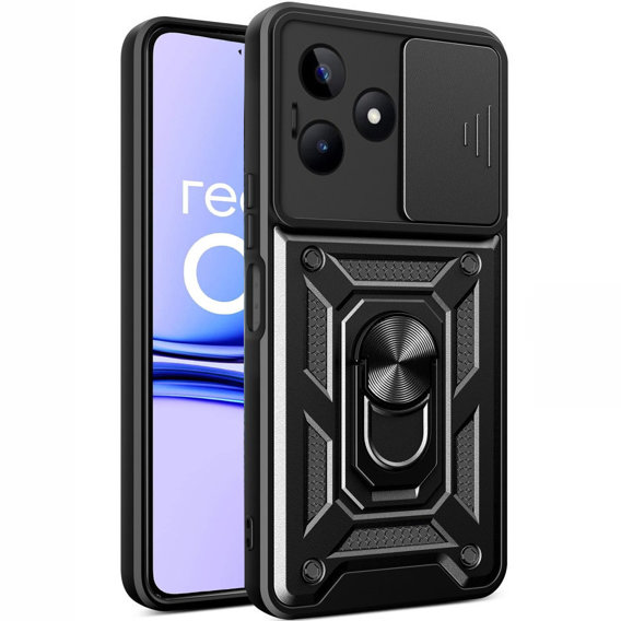 Чехол NOX Camera Slide Realme C53 4G, CamShield Slide, чёрный