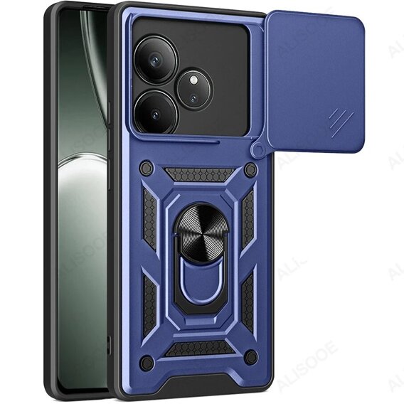 Чехол NOX Camera Slide Realme GT 6 / 6T, CamShield Slide, синий