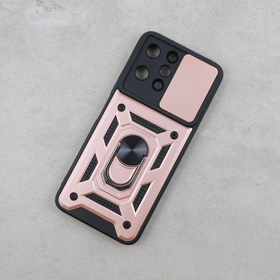 Чехол NOX Camera Slide Xiaomi Redmi 12, CamShield Slide, розовый rose gold