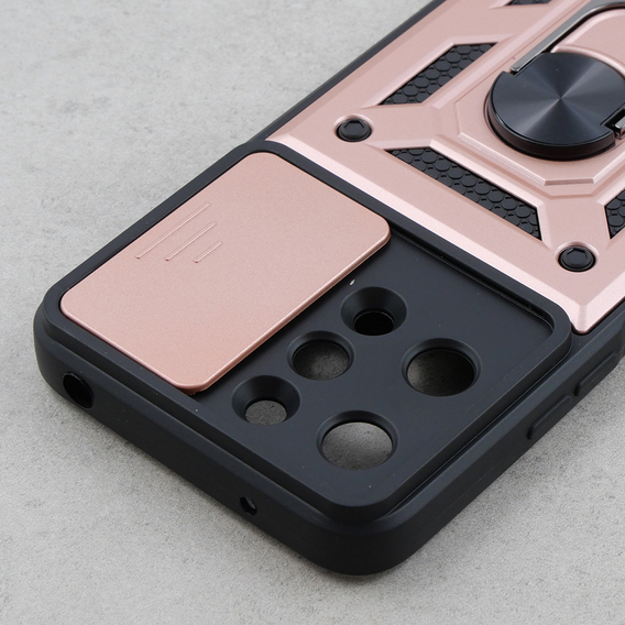 Чехол NOX Camera Slide Xiaomi Redmi 12, CamShield Slide, розовый rose gold