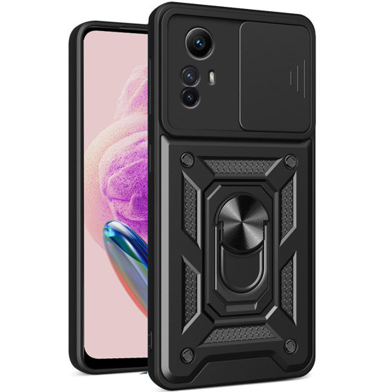 Чехол NOX Camera Slide Xiaomi Redmi Note 12S 4G, CamShield Slide, чёрный