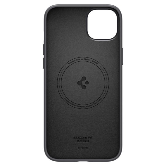 Чехол SPIGEN до iPhone 14 Plus, Silicone Fit MagSafe, Black