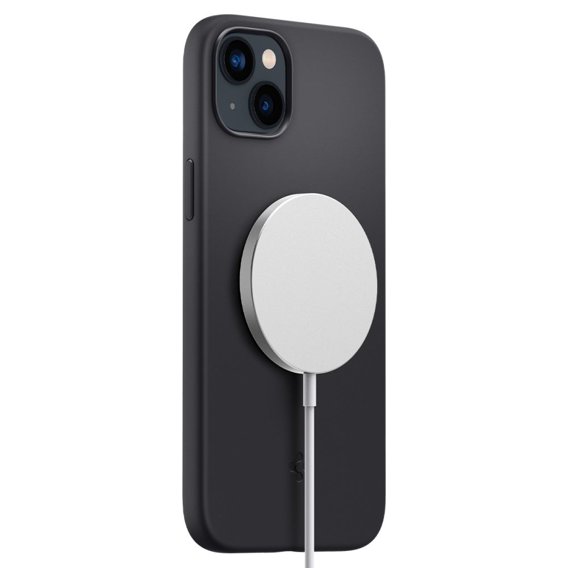 Чехол SPIGEN до iPhone 14 Plus, Silicone Fit MagSafe, Black