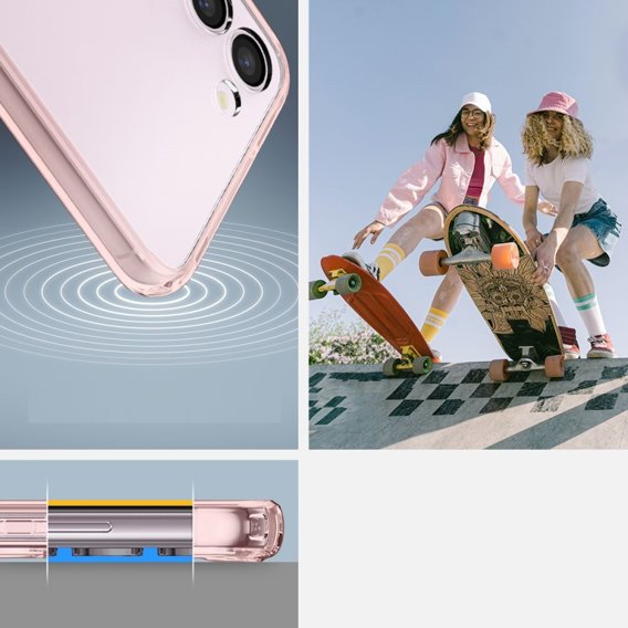 Чехол Spigen до Samsung Galaxy S23, Ultra Hybrid, розовый