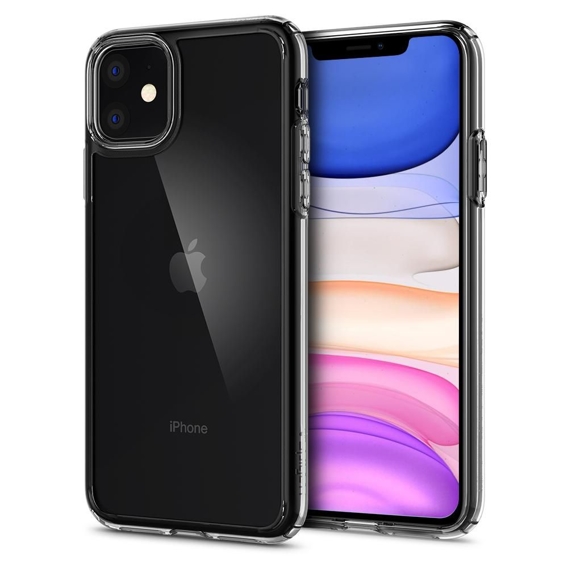 Чехол Spigen до iPhone 11, Ultra Hybrid, Crystal Clear, прозрачный