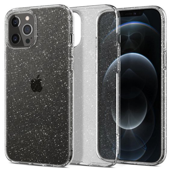 Чехол Spigen до iPhone 12 / 12 Pro, Liquid Crystal, прозрачный блеск