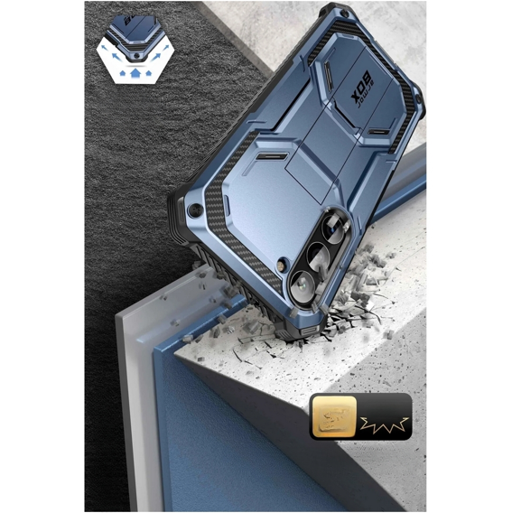 Чехол Supcase для Samsung Galaxy S23, Armorbox, Metallic Blue